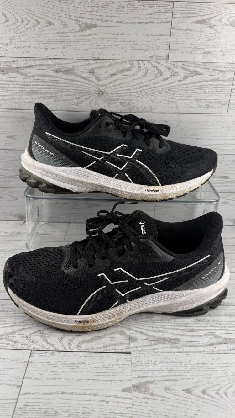 Asics GT-1000 12 1011B631 Black 8.5D Mens Mesh Upper Sneakers Running Shoes #861